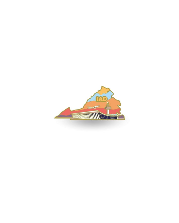 Airport Enamel Pin | IAD - Virginia