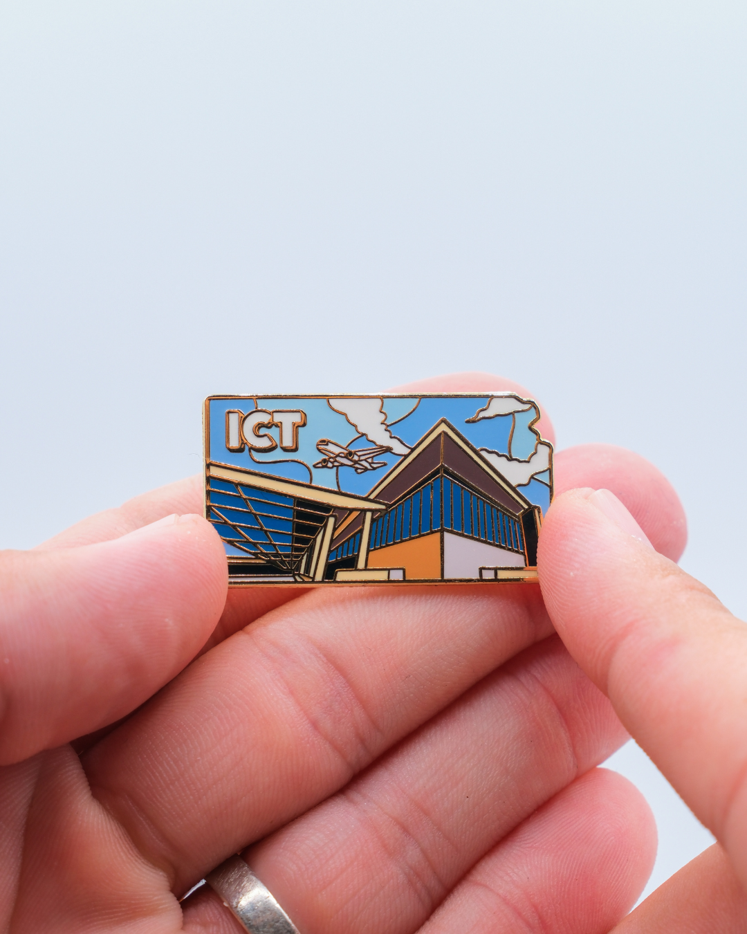 ICT Airport Pin – Wichita Dwight D. Eisenhower National Airport, Kansas