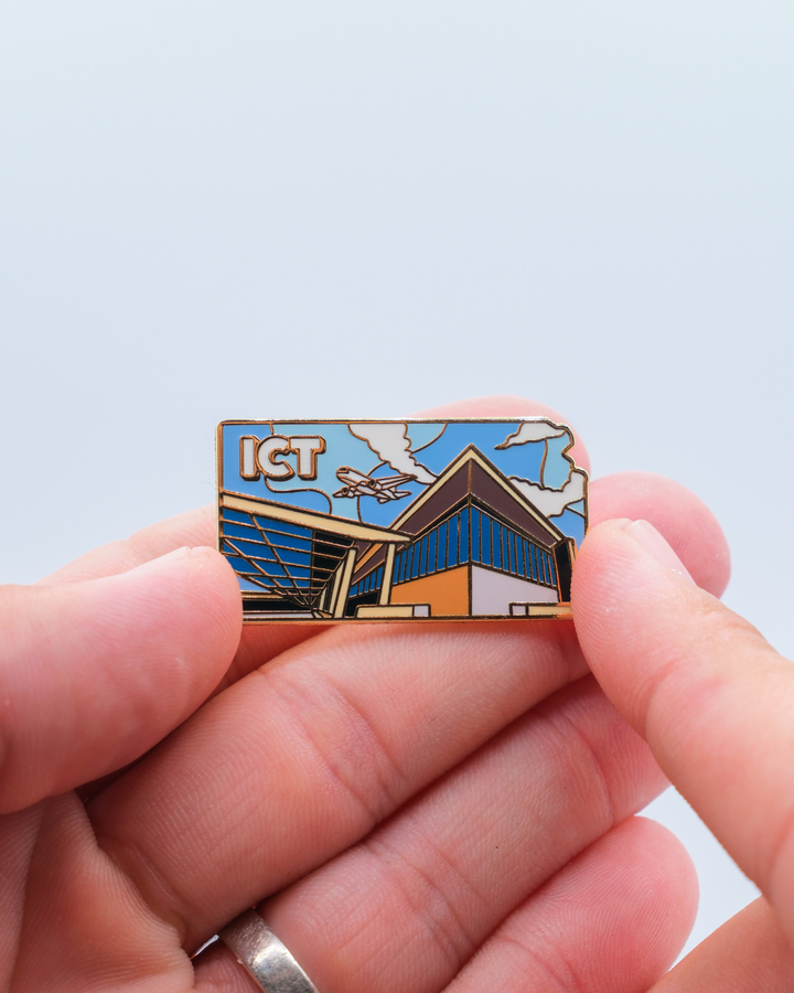 ICT Airport Pin – Wichita Dwight D. Eisenhower National Airport, Kansas