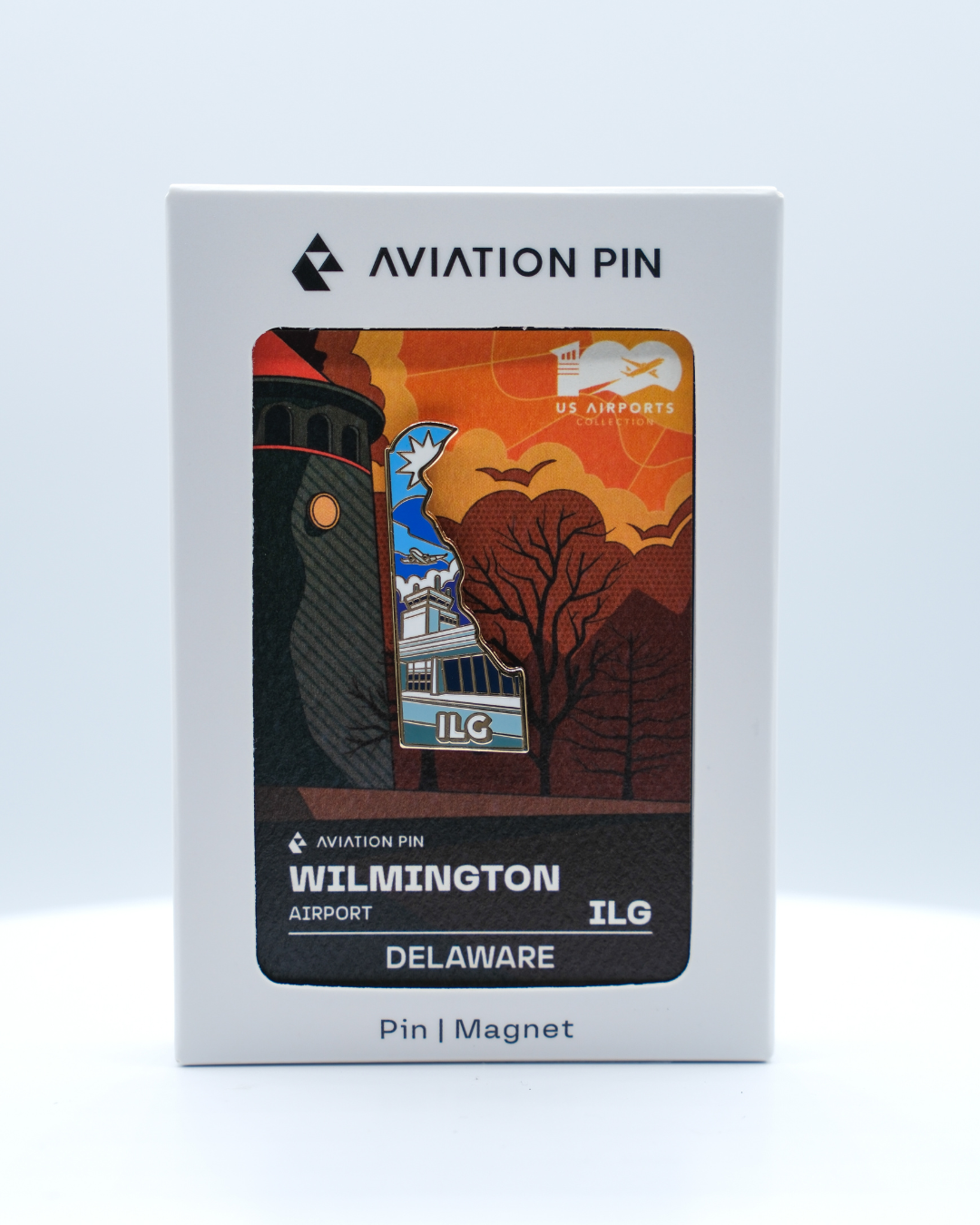 ILG Airport Pin – Wilmington Airport, Delaware