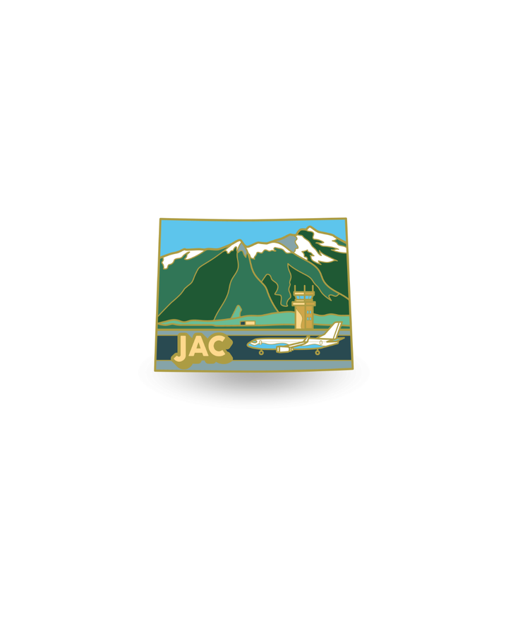 Airport Enamel Pin - JAC