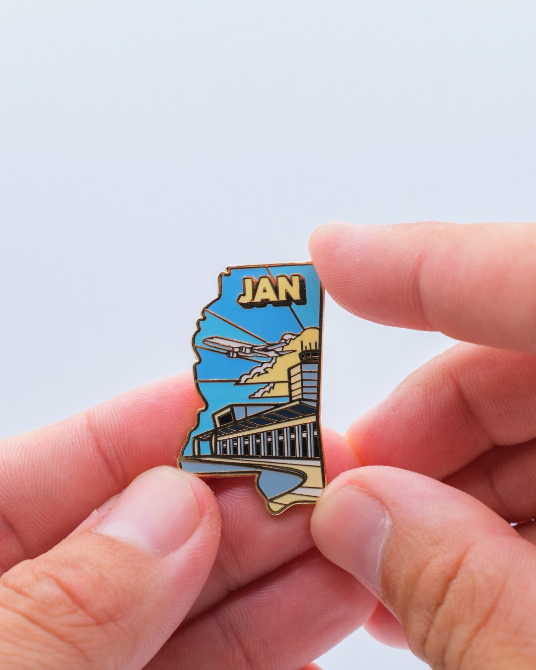 JAN Airport Pin – Jackson–Medgar Wiley Evers International Airport, Mississippi