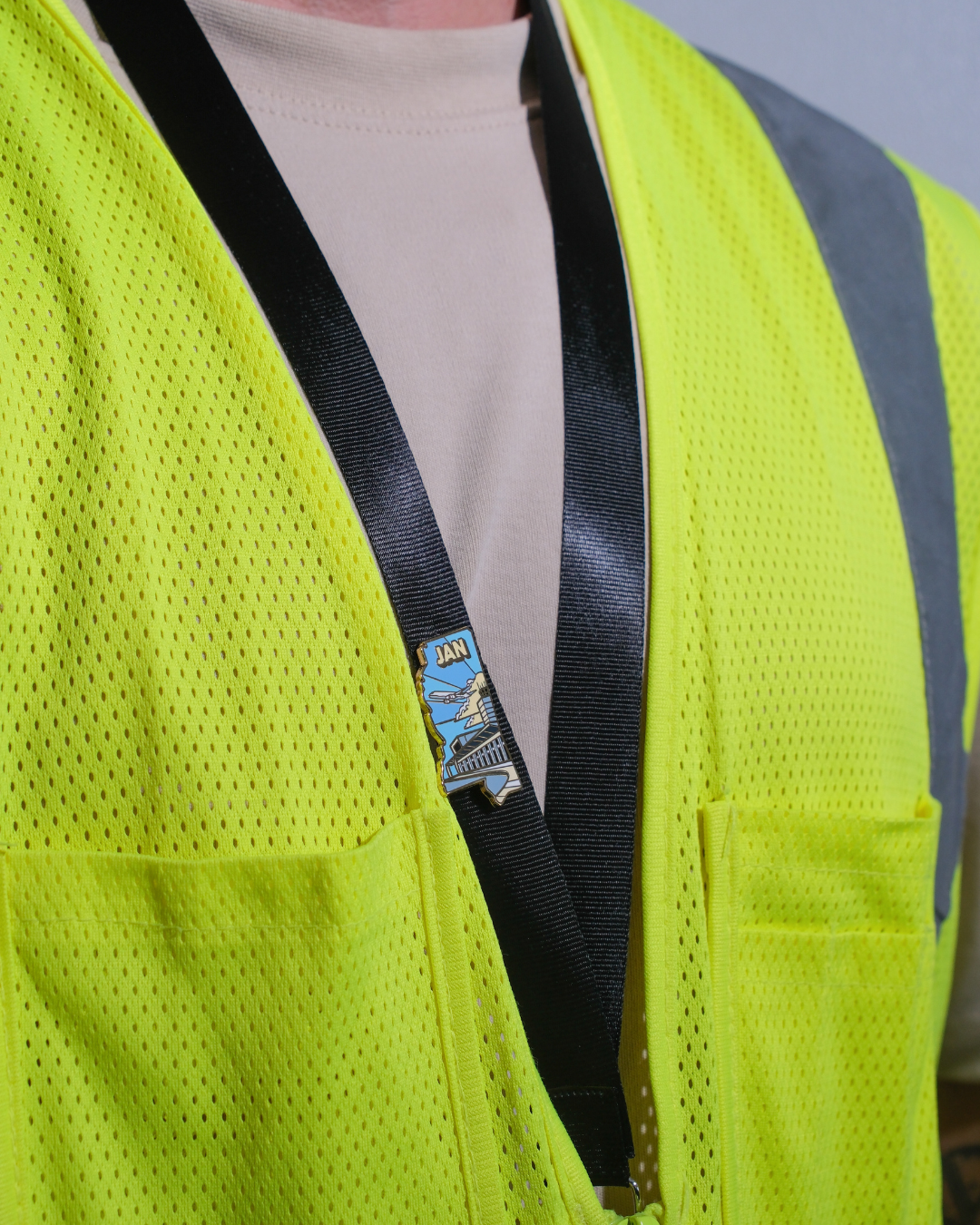 JAN Airport Pin – Jackson–Medgar Wiley Evers International Airport, Mississippi
