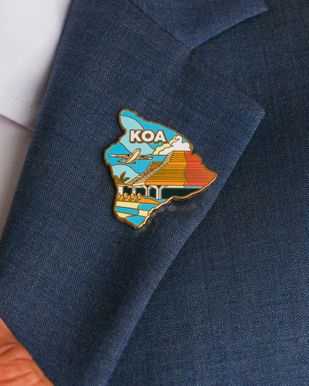 KOA Airport Pin – Ellison Onizuka Kona International Airport, Hawaii (Big Island)