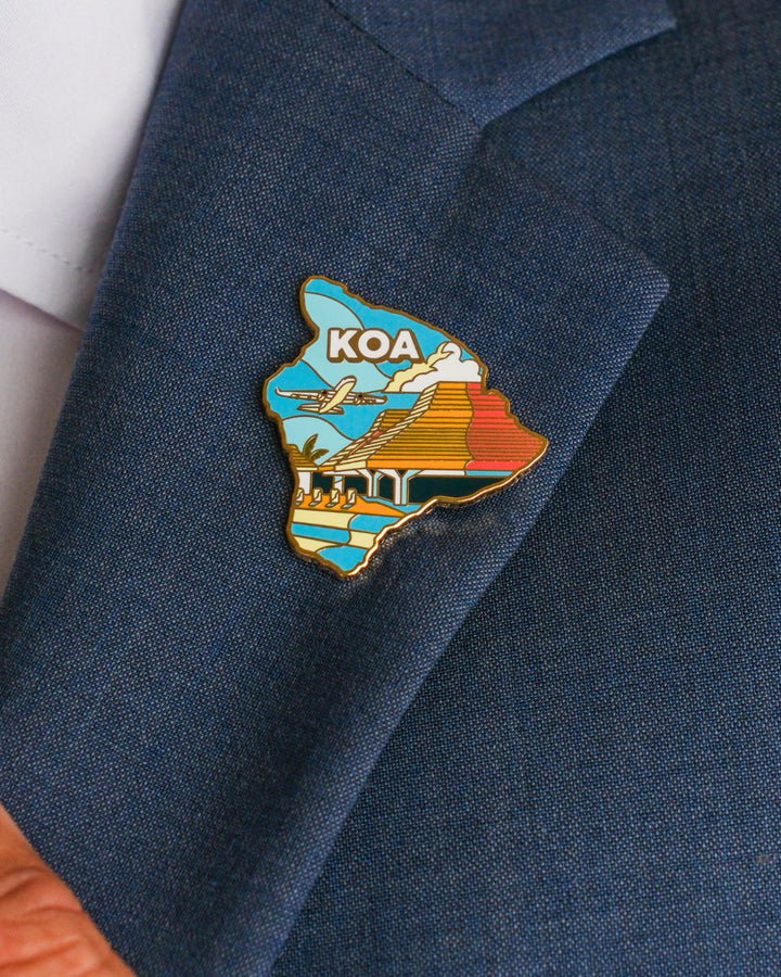KOA Airport Pin – Ellison Onizuka Kona International Airport, Hawaii (Big Island)