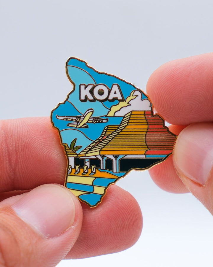 KOA Airport Pin – Ellison Onizuka Kona International Airport, Hawaii (Big Island)