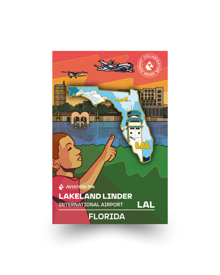 LAL Airport Pin – Lakeland Linder International Airport, Florida