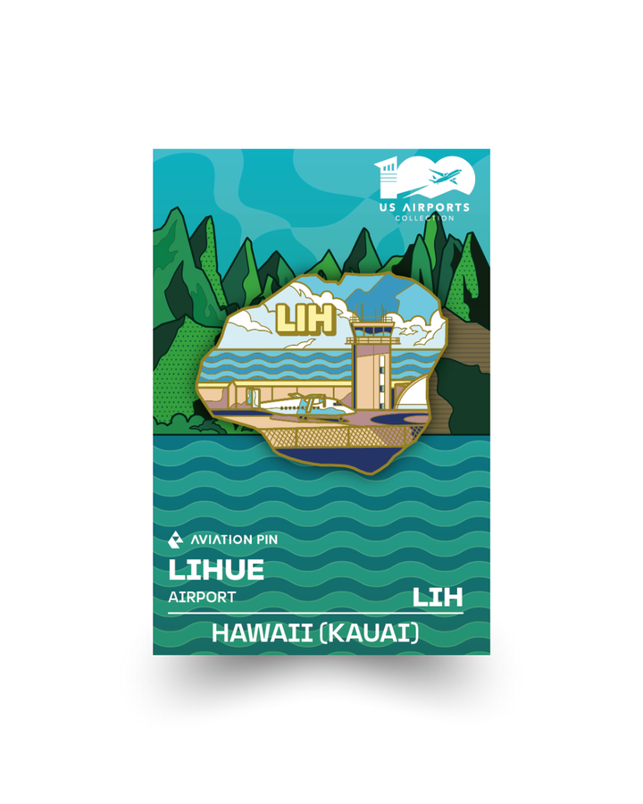 LIH Airport Pin – Lihue Airport, Hawaii (Kauai)