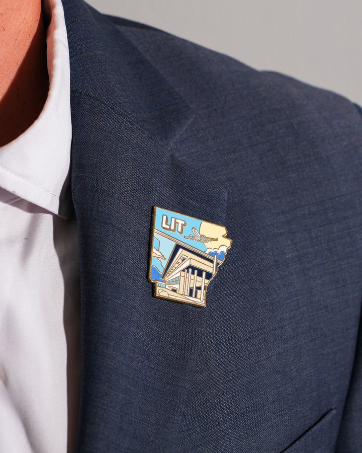 LIT Airport Pin – Bill and Hillary Clinton National Airport, Arkansas