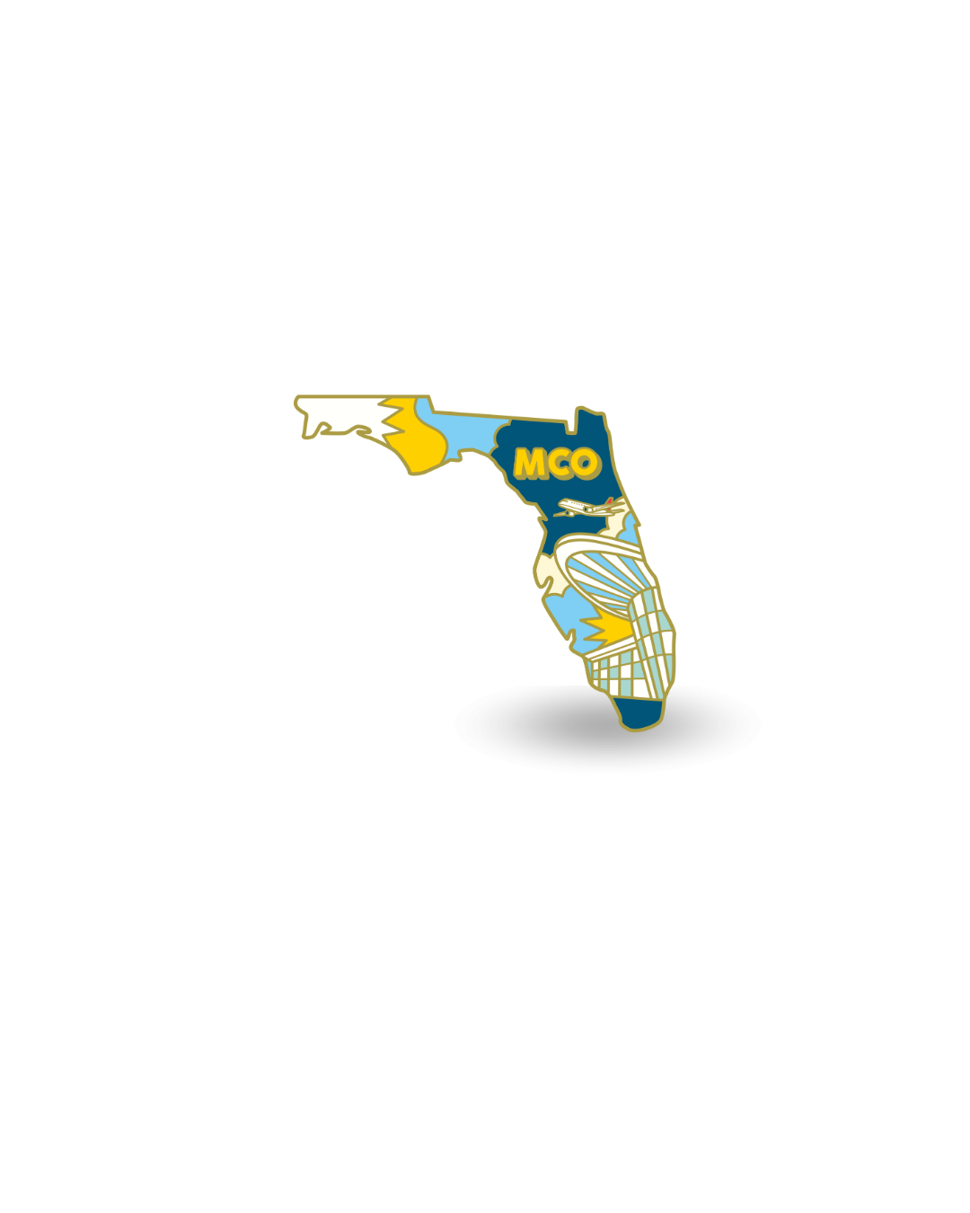 Airport Enamel Pin - MCO