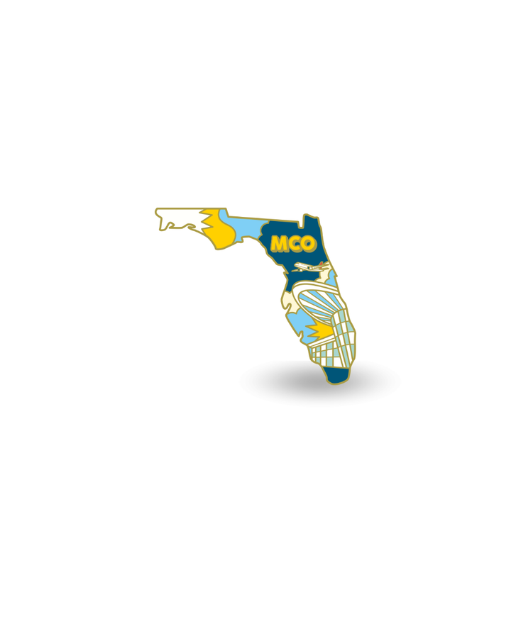 Airport Enamel Pin - MCO