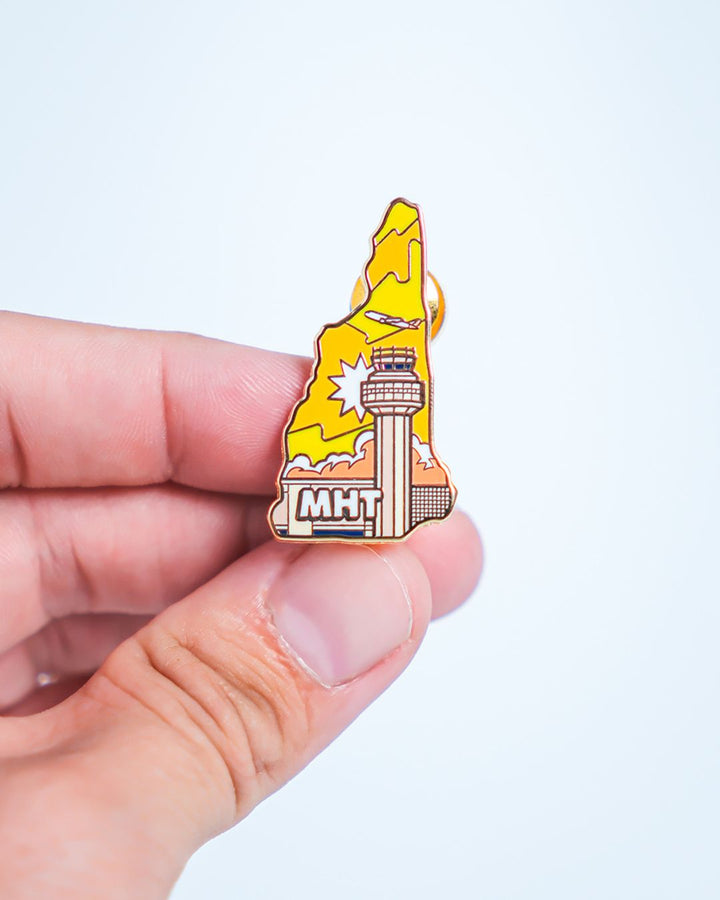MHT Airport Pin – Manchester-Boston Regional Airport, New Hampshire