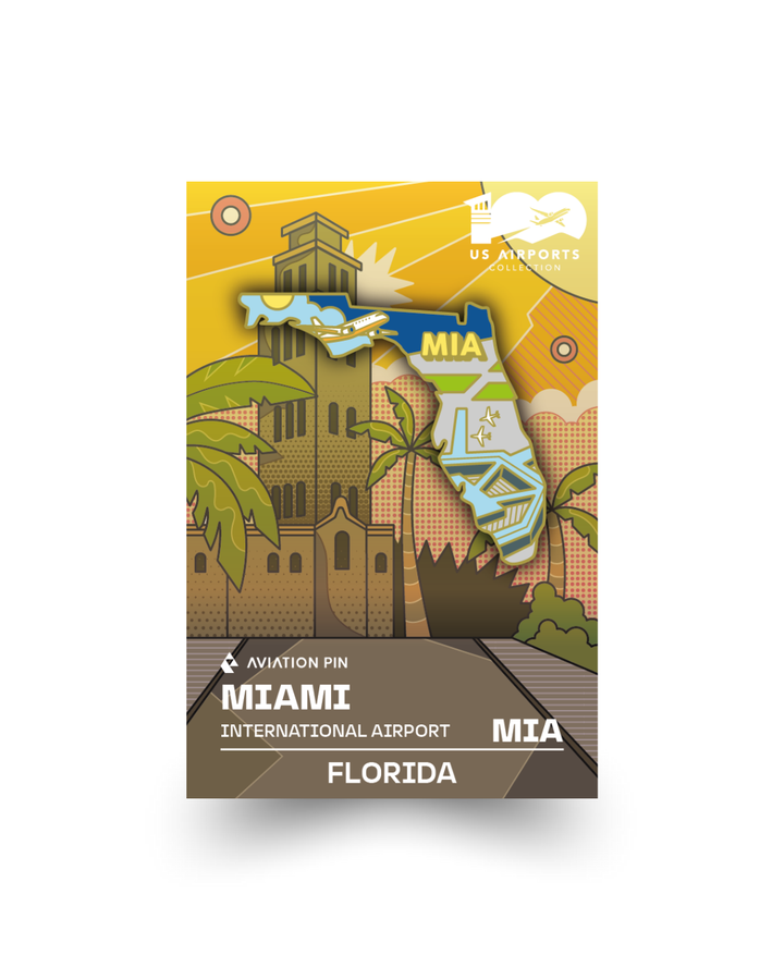 Airport Pin - Miami Florida
