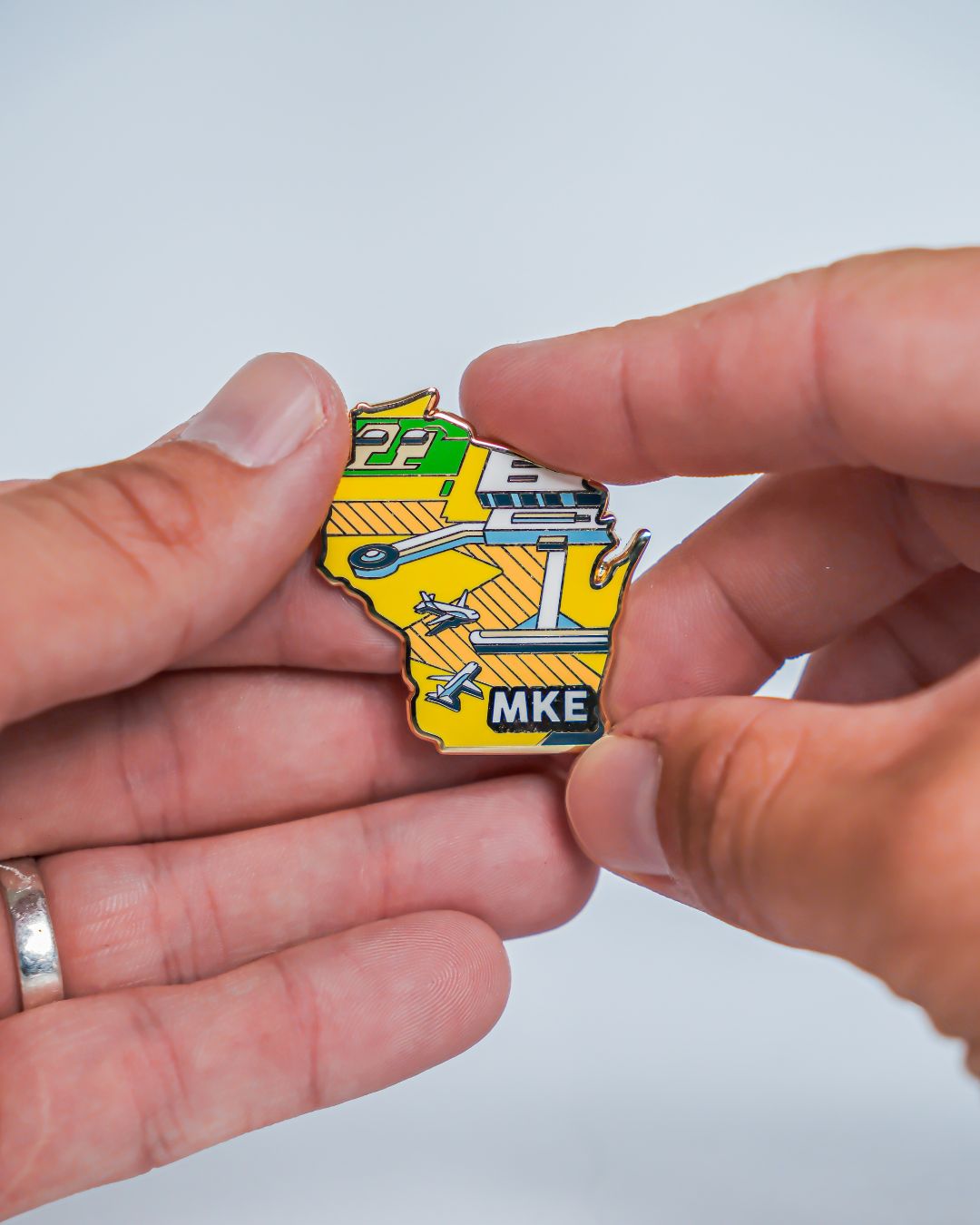 MKE Airport Pin – Milwaukee Mitchell International Airport, Wisconsin