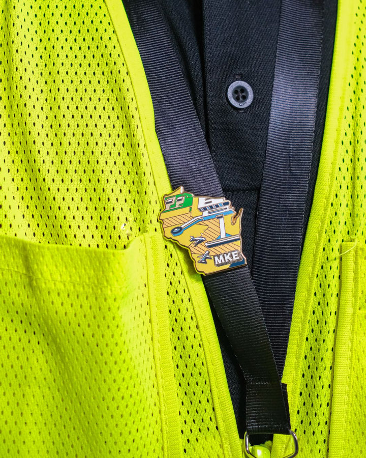 MKE Airport Pin – Milwaukee Mitchell International Airport, Wisconsin