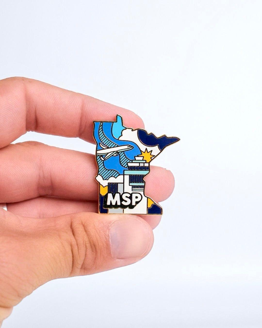 MSP Airport Pin – Minneapolis–Saint Paul International Airport, Minnesota