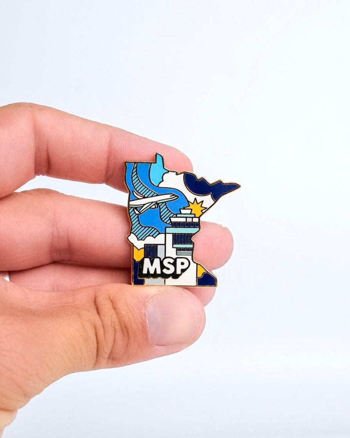 MSP Airport Pin – Minneapolis–Saint Paul International Airport, Minnesota