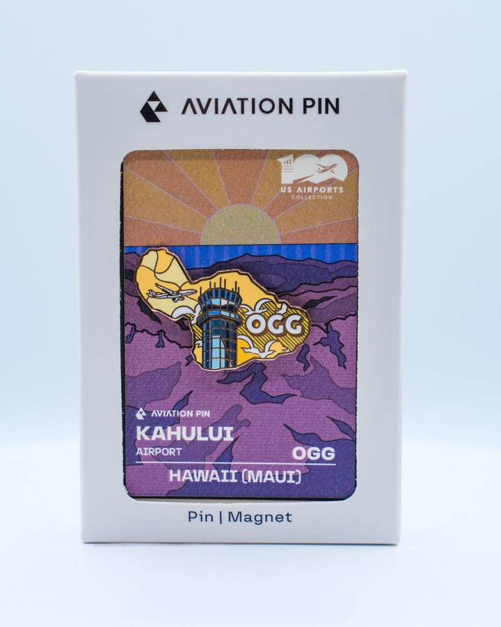 OGG Airport Pin – Kahului Airport, Hawaii (Maui)
