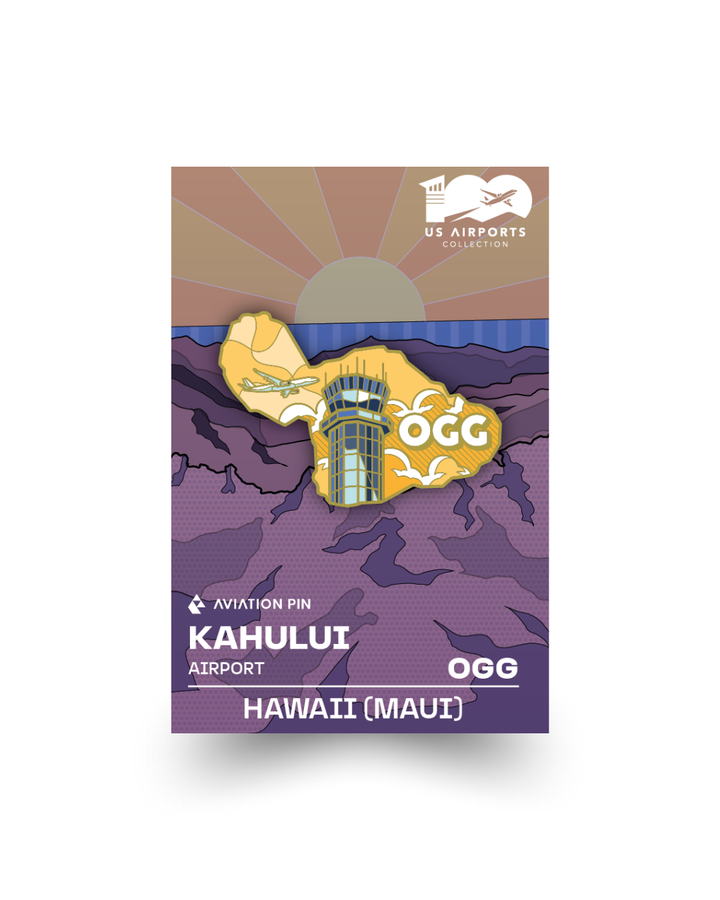 OGG Airport Pin – Kahului Airport, Hawaii (Maui)