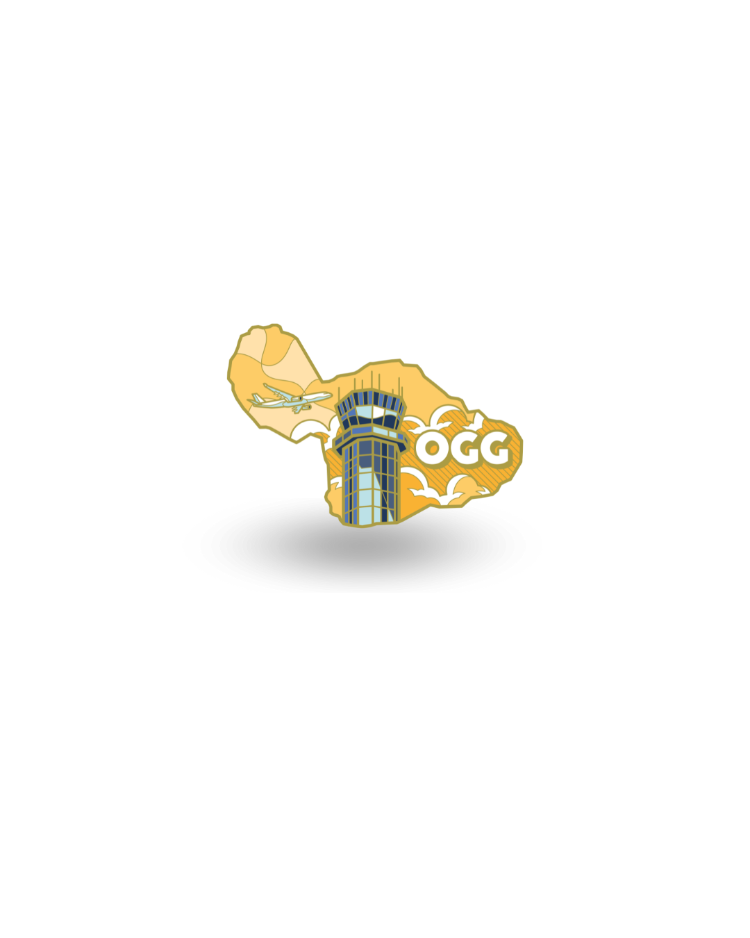 OGG Airport Pin – Kahului Airport, Hawaii (Maui)