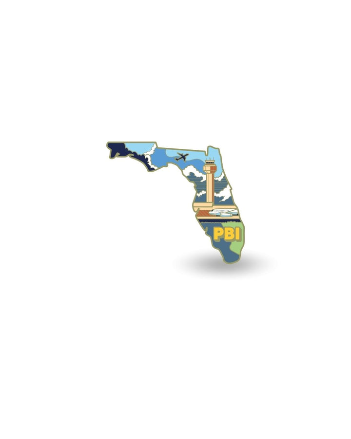 PBI Airport Pin – Palm Beach International Airport, Florida