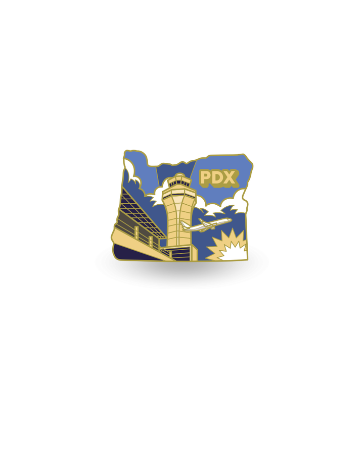Airport Enamel Pin - PDX