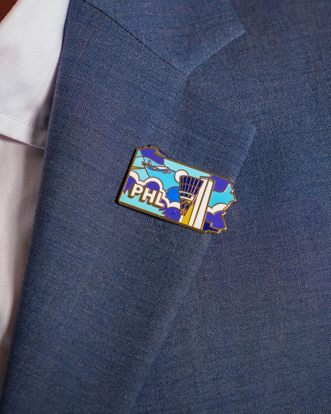 PHL Airport Pin – Philadelphia International Airport, Pennsylvania