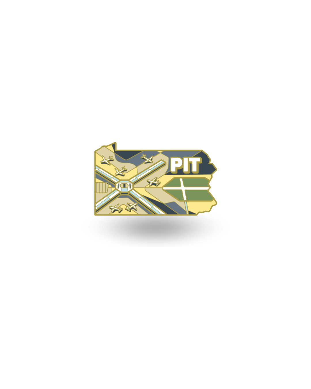 PIT Airport Pin – Pittsburgh International Airport, Pennsylvania ...