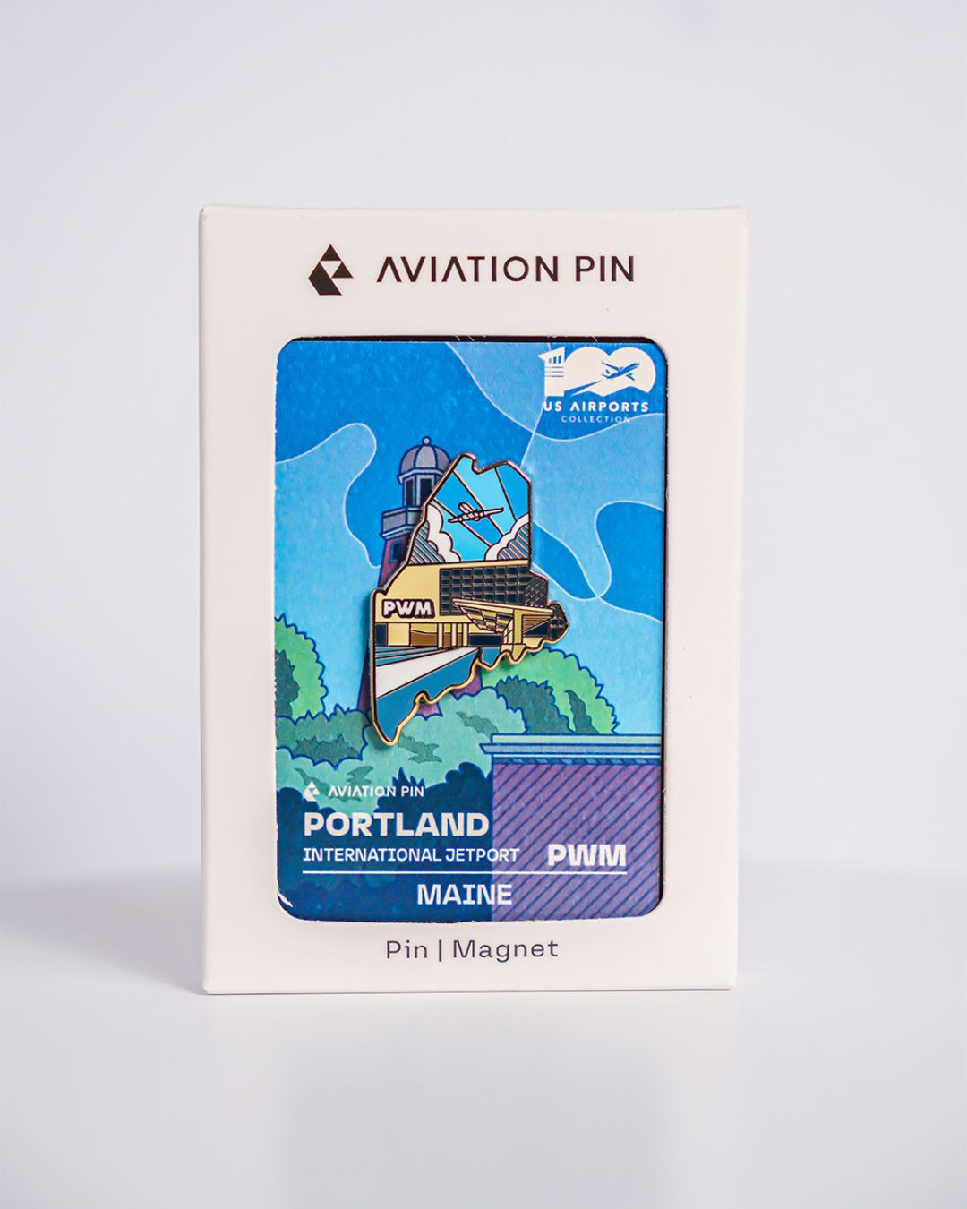 PWM Airport Pin – Portland International Jetport, Maine