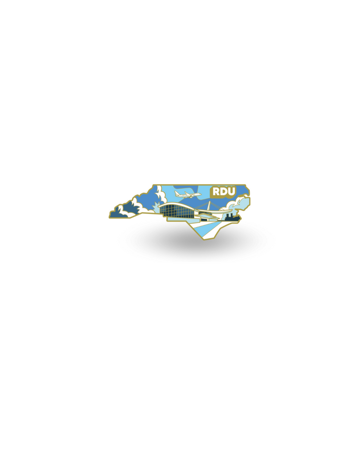 Airport Enamel Pin | RDU - North Carolina