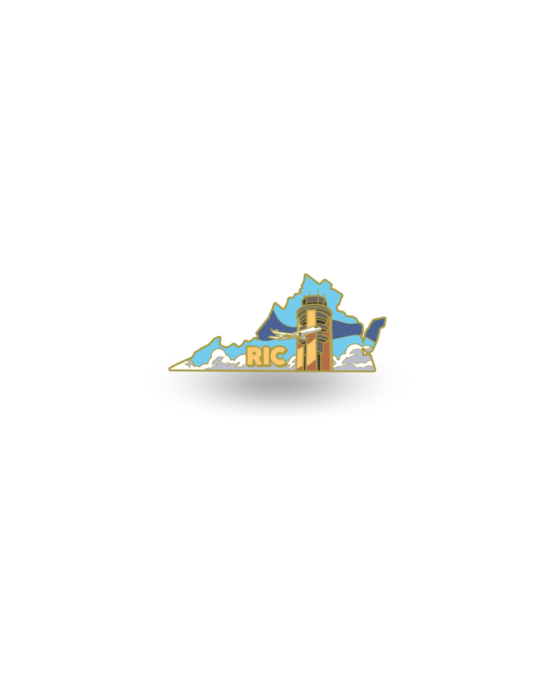 RIC Airport Pin – Richmond International Airport, Virginia