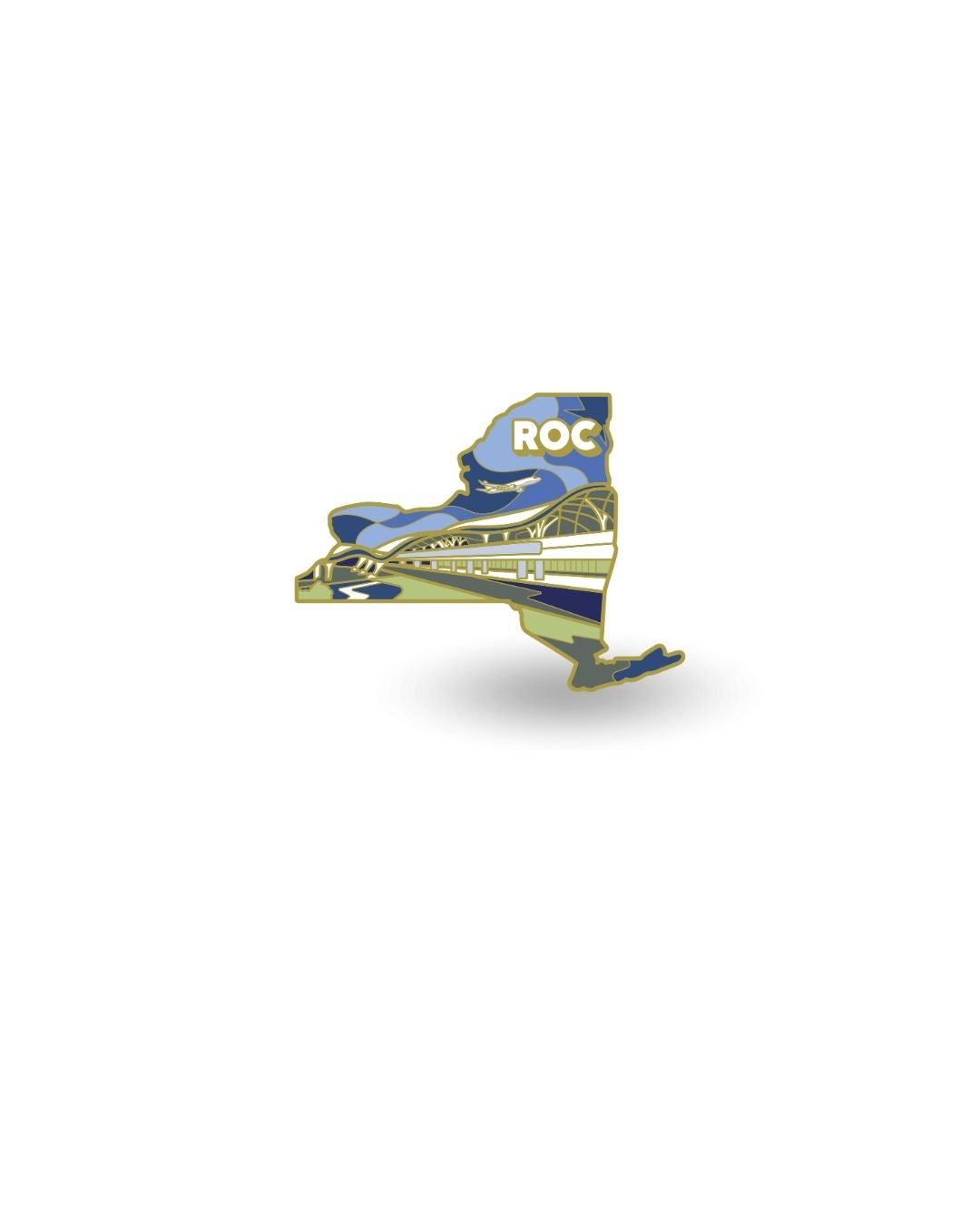 ROC Airport Pin – Frederick Douglass/Greater Rochester International Airport, New York