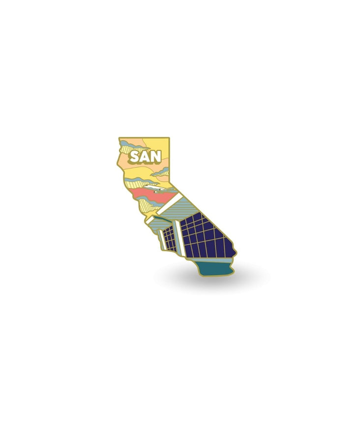 Airport Enamel Pin | SAN - California