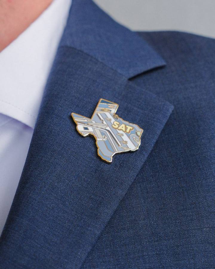 SAT Airport Pin – San Antonio International Airport, Texas