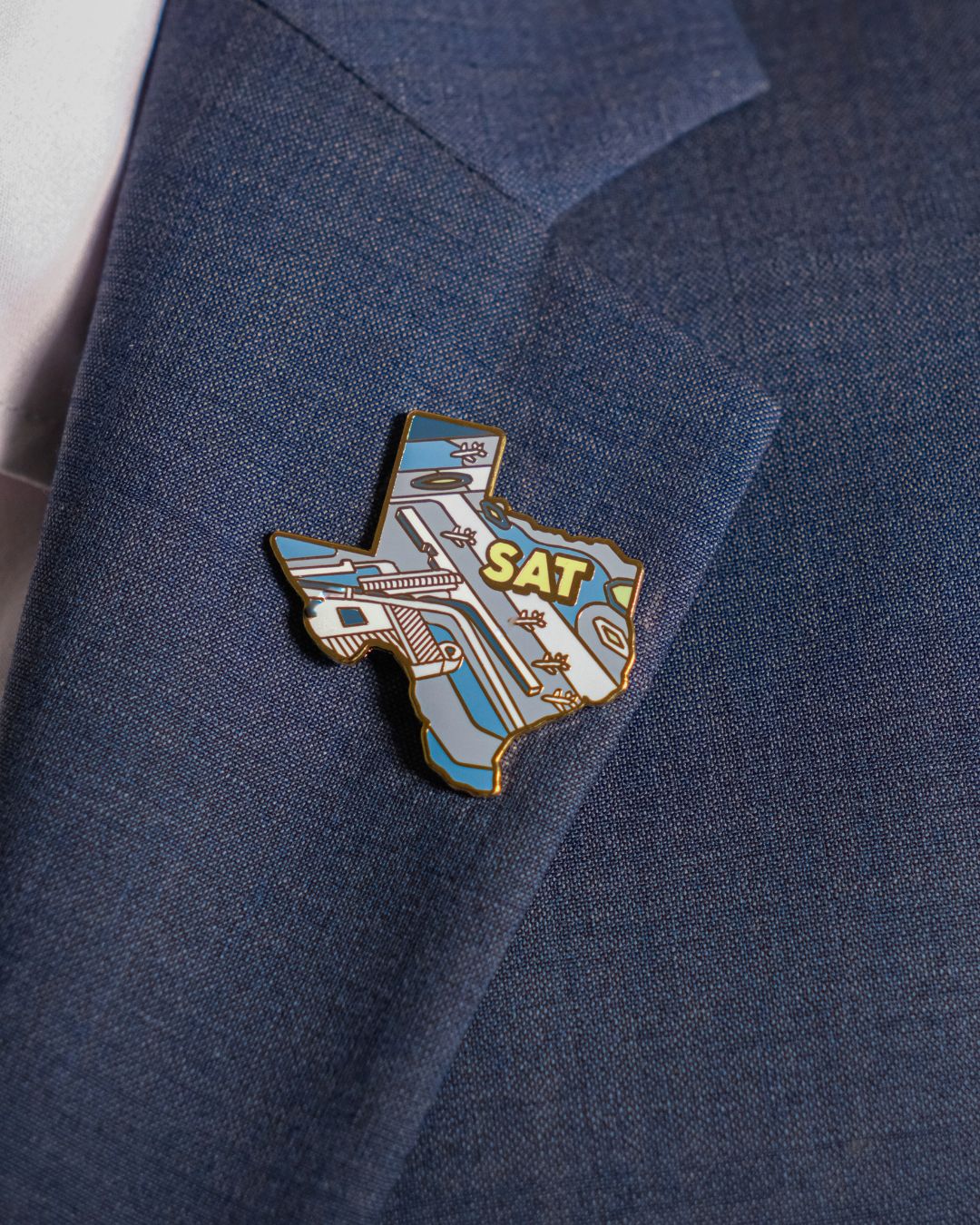 SAT Airport Pin – San Antonio International Airport, Texas