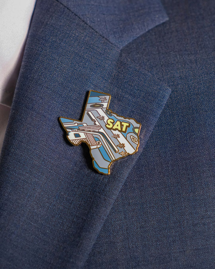 SAT Airport Pin – San Antonio International Airport, Texas