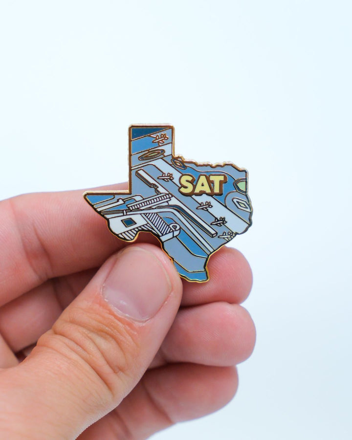 SAT Airport Pin – San Antonio International Airport, Texas