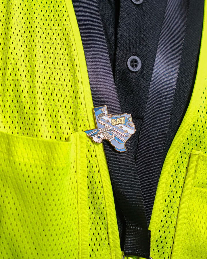 SAT Airport Pin – San Antonio International Airport, Texas