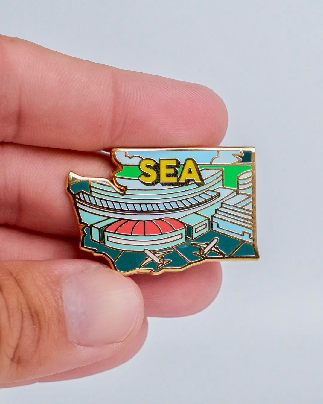 SEA Airport Pin – Seattle–Tacoma International Airport, Washington