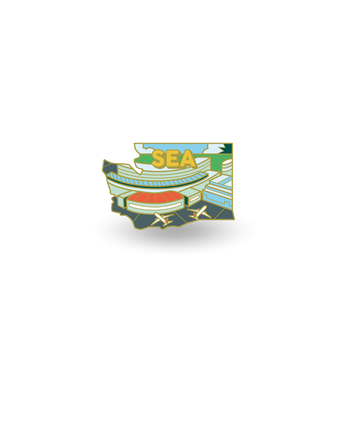 Airport Pin - SEA seatac