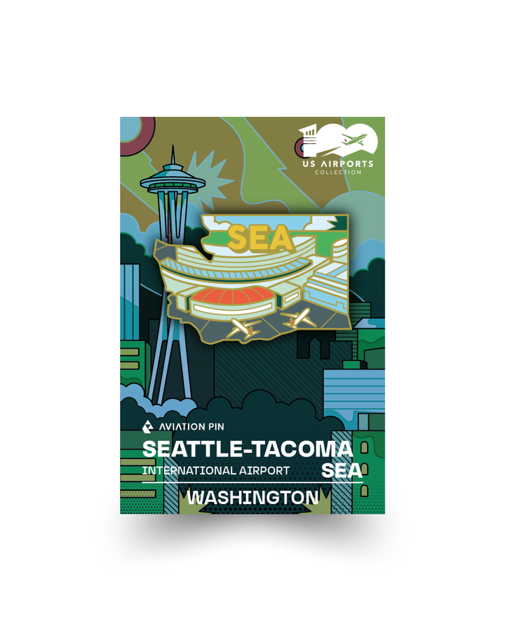 Airport Pin - SEA SEATAC Seattle