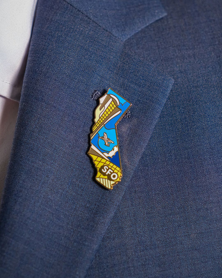 SFO Airport Pin – San Francisco International Airport, California