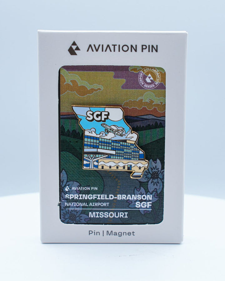 SGF Airport Pin – Springfield-Branson National Airport, Missouri