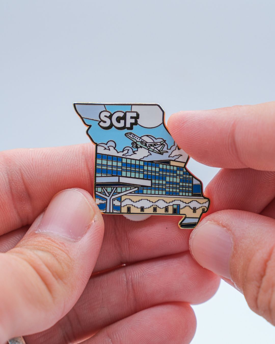 SGF Airport Pin – Springfield-Branson National Airport, Missouri