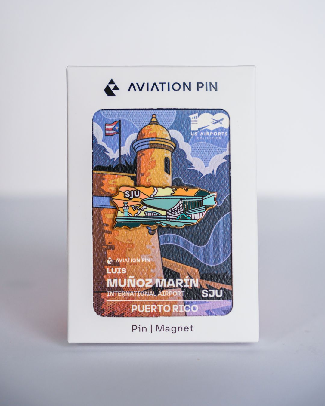 SJU Airport Pin – Luis Muñoz Marín International Airport, Puerto Rico