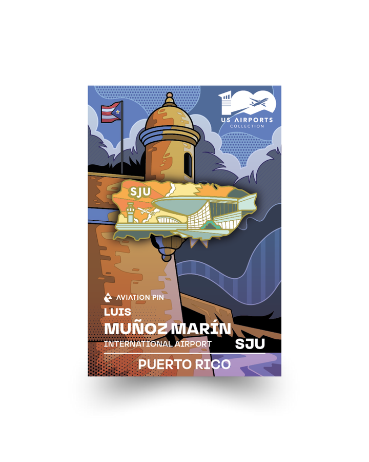 Airport Pin - SJU Puerto Rico