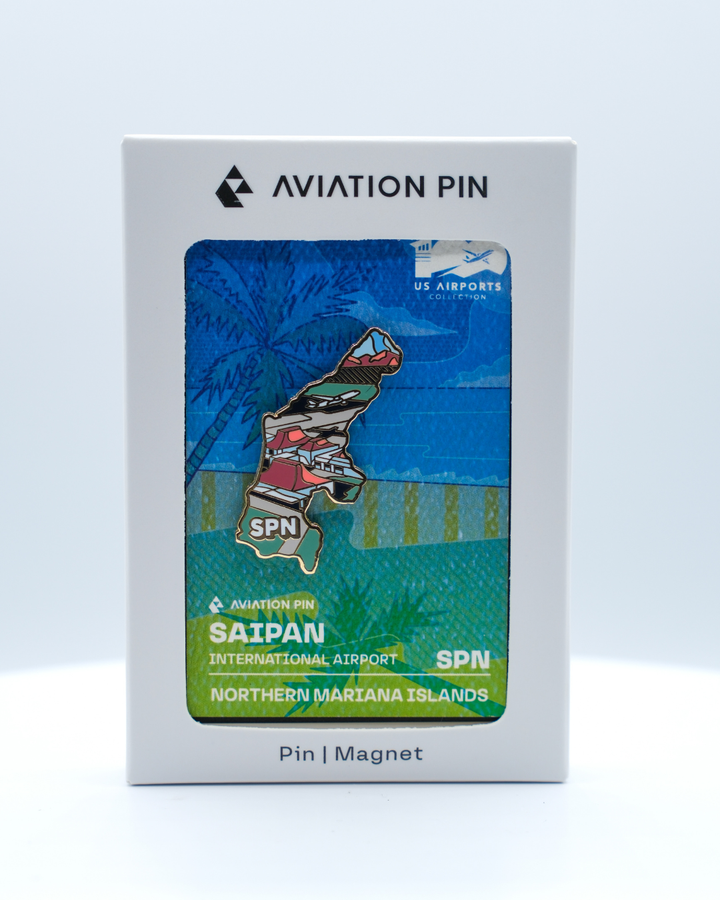 SPN Airport Pin – Saipan International Airport, Northern Mariana Islands