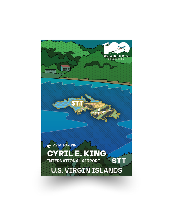 Pin de Aeropuerto | STT - Islas Vírgenes de EE. UU.
