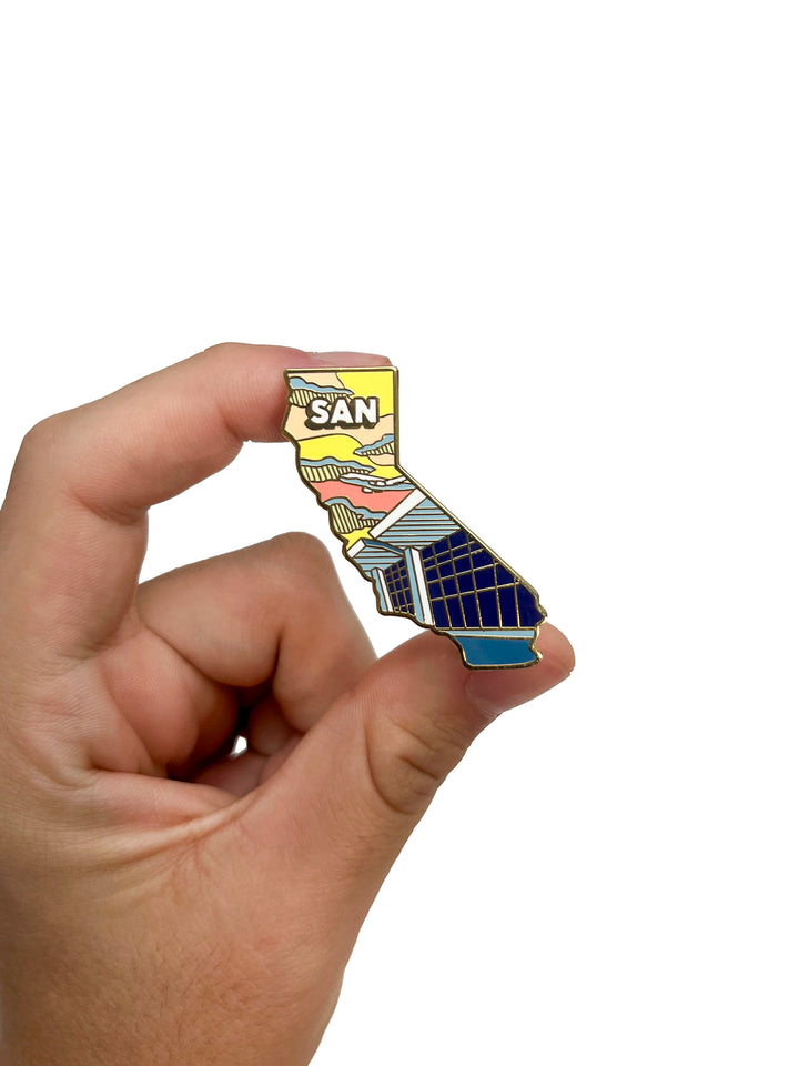 Airport Enamel Pin | SAN - California