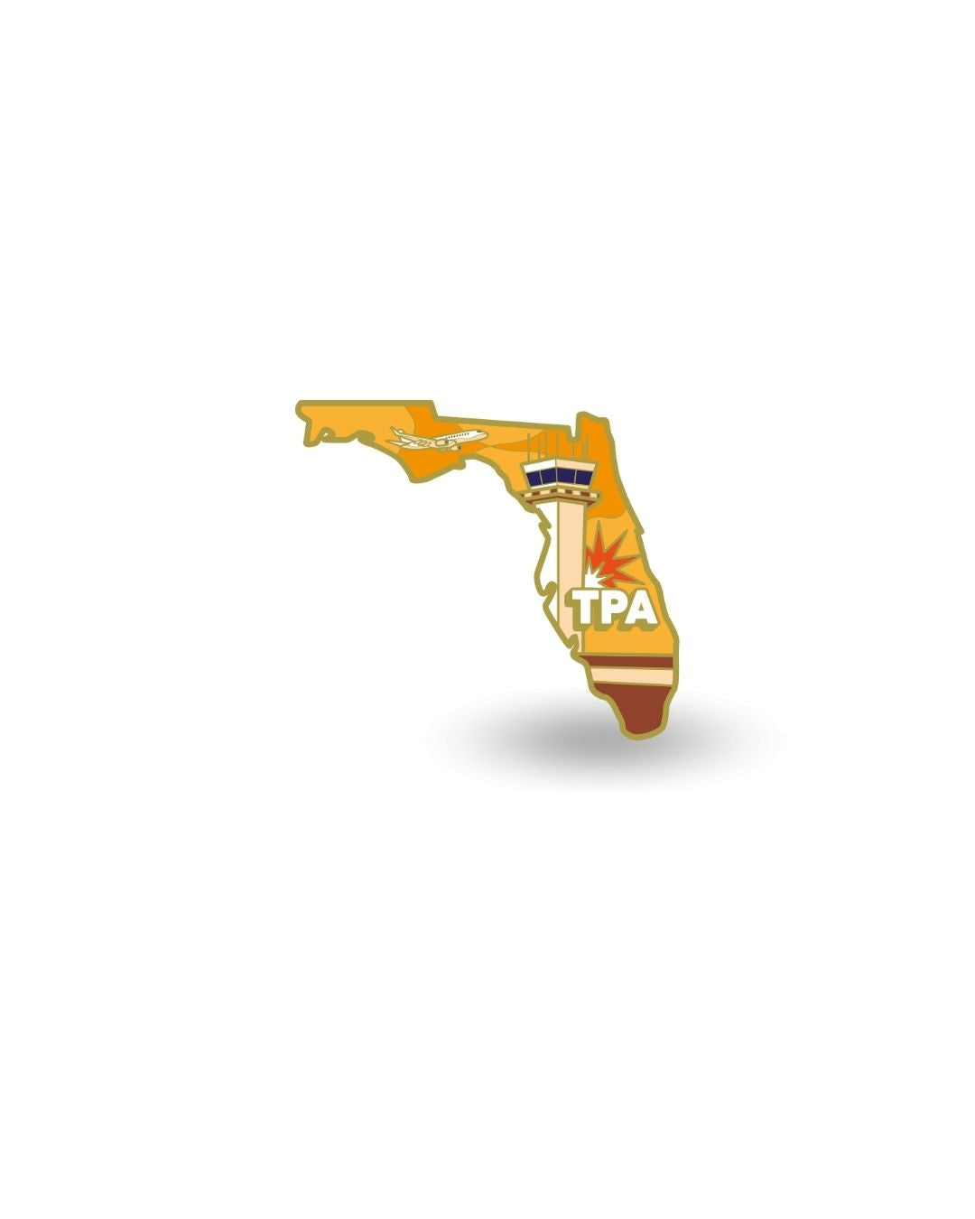 Airport Enamel Pin | TPA - Florida